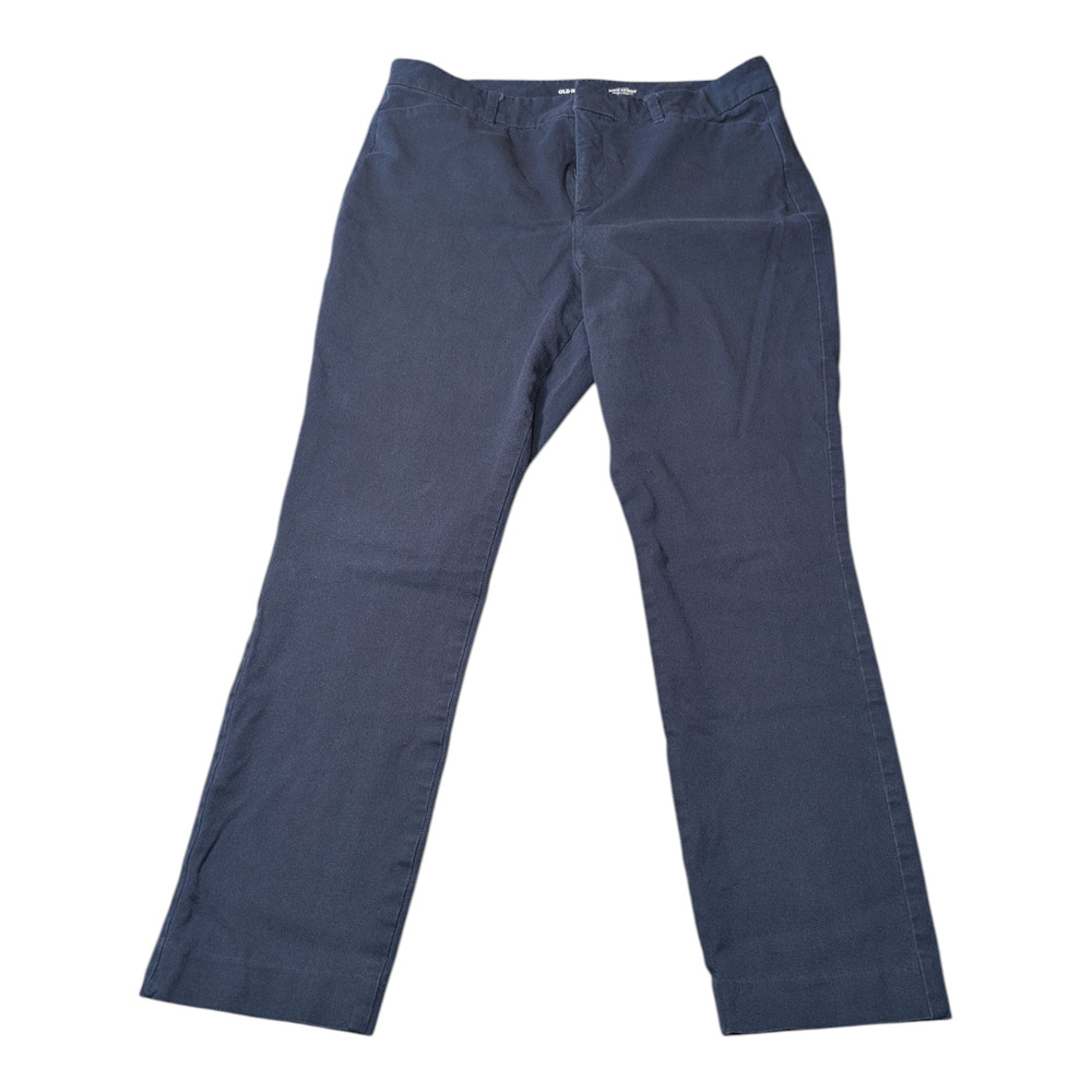 Old Navy Women's Size 14 Tall Pixie Skinny Navy Blue Great Conditon
